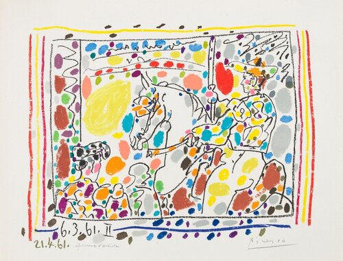 Picador II di Pablo Picasso, Stampa in vendita su Singulart