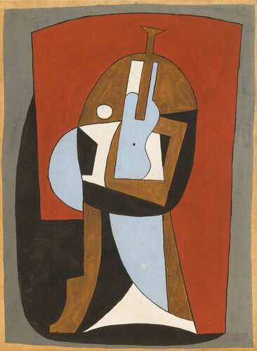 Guitare sur un guéridon (Guitar on a pedestal) di Pablo Picasso, Opera su carta in vendita su Singulart