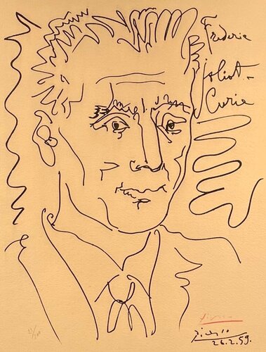 Frederic Joliot-Curie di Pablo Picasso, Stampa in vendita su Singulart