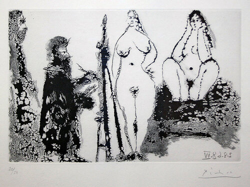 347 SERIES (BLOCH 1715) di Pablo Picasso, Stampa in vendita su Singulart
