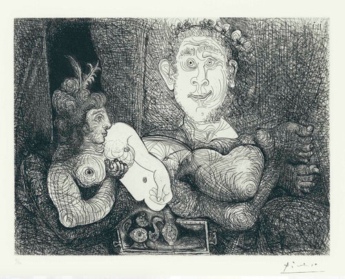 La Coulisses De Tableau van Pablo Picasso, Afdruk te koop op Singulart