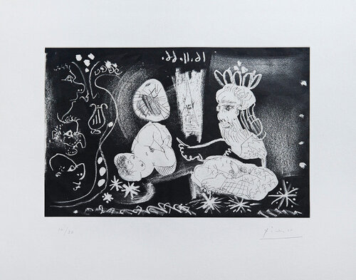 Plate 8, from: Le Cocu Magnifique van Pablo Picasso, Afdruk te koop op Singulart