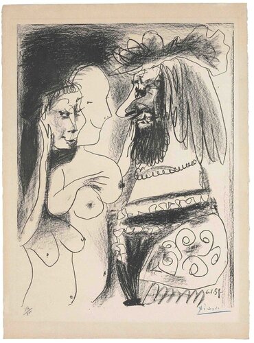 Le vieux Roi van Pablo Picasso, Afdruk te koop op Singulart