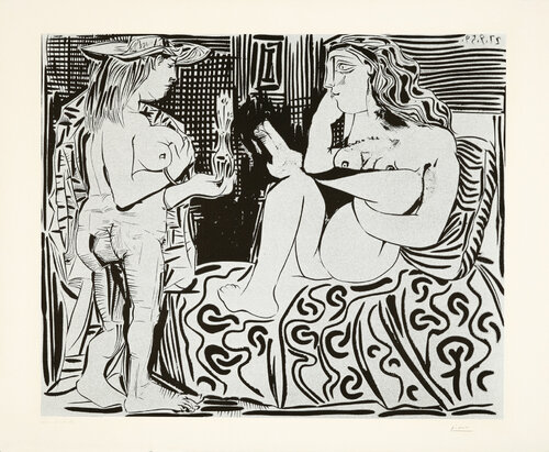 Deux femmes van Pablo Picasso, Afdruk te koop op Singulart