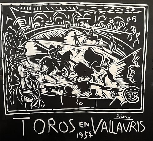Toros en Vallauris 1954 van Pablo Picasso, Afdruk te koop op Singulart