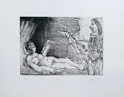 Plate 10, from: Le Cocu Magnifique van Pablo Picasso, Afdruk te koop op Singulart