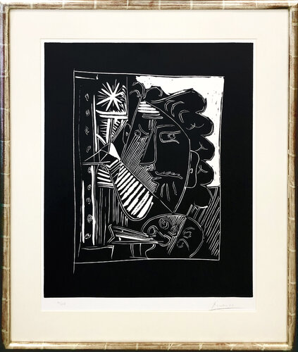 LE PEINTRE A LA PALETTE (BLOCH 1153) van Pablo Picasso, Afdruk te koop op Singulart