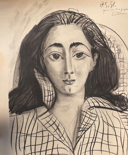 Pour Ma Chère Jacqueline van Pablo Picasso, Afdruk te koop op Singulart