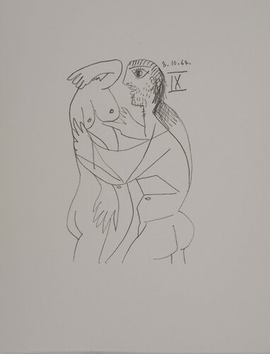 Le Goût du Bonheur, La bien aimée, Lithographie by Pablo Picasso, Print for Sale on Singulart