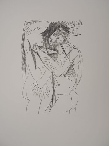 Les amoureux cubistes van Pablo Picasso, Afdruk te koop op Singulart