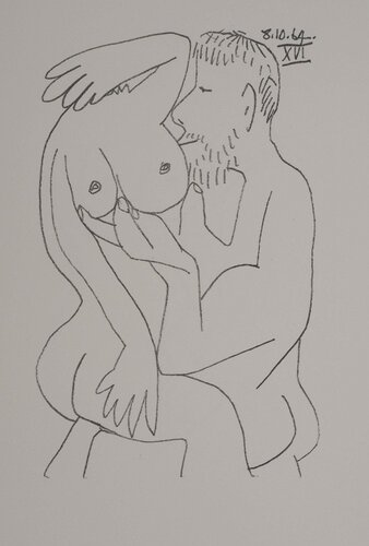 Intimité d'un couple van Pablo Picasso, Afdruk te koop op Singulart