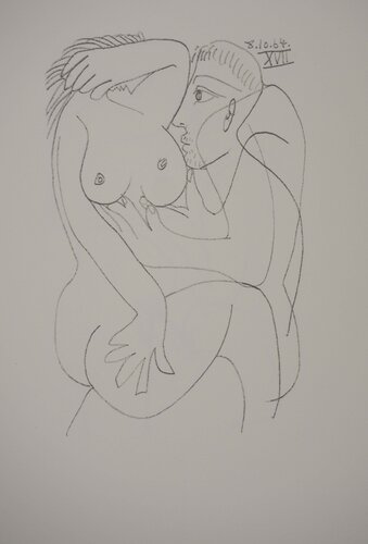 Les jeunes amants van Pablo Picasso, Afdruk te koop op Singulart