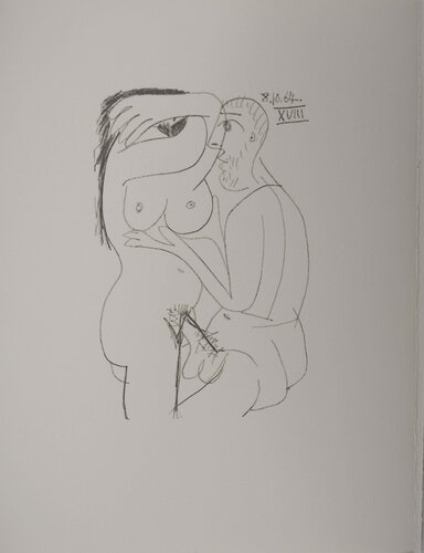 Le Goût du Bonheur, Preuve d'amour, Lithographie by Pablo Picasso, Print for Sale on Singulart