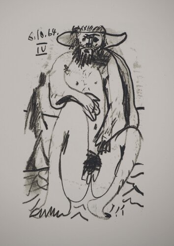 L'artiste en Minotaure van Pablo Picasso, Afdruk te koop op Singulart
