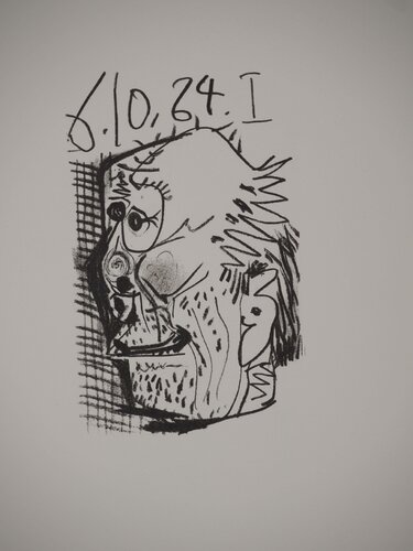 Autoportrait cubiste di Pablo Picasso, Stampa in vendita su Singulart