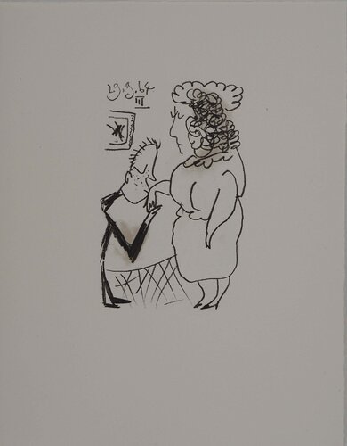 Les bourgeois by Pablo Picasso, Print for Sale on Singulart