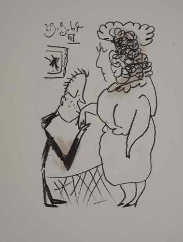 Les bourgeois von Pablo Picasso, Druck kaufen auf Singulart