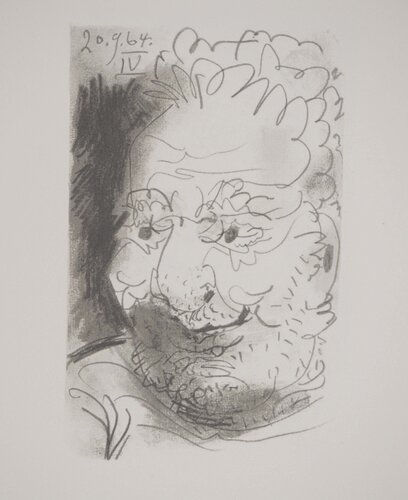 Portrait d'un vieillard van Pablo Picasso, Afdruk te koop op Singulart