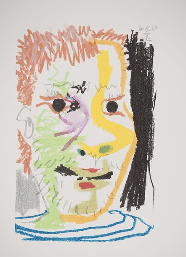 Portrait du jeune homme roux van Pablo Picasso, Afdruk te koop op Singulart