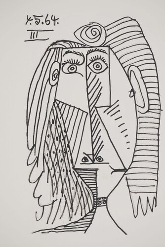 Visage déconstruit van Pablo Picasso, Afdruk te koop op Singulart
