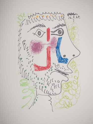 Jeune homme de profil by Pablo Picasso, Print for Sale on Singulart