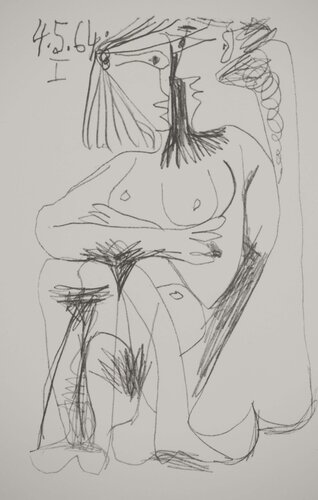 Nu amoureux van Pablo Picasso, Afdruk te koop op Singulart