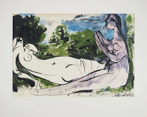La flûtiste van Pablo Picasso, Afdruk te koop op Singulart