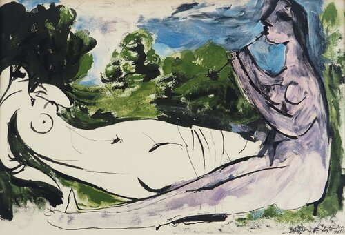 La flûtiste Pablo Picasso