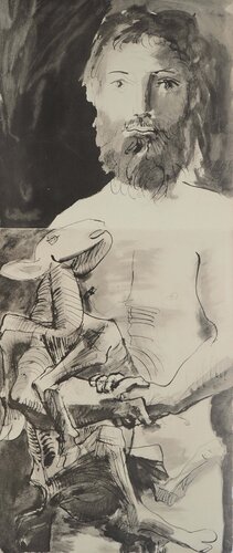 L'homme au mouton van Pablo Picasso, Afdruk te koop op Singulart