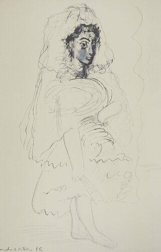 Portrait de Jacqueline di Pablo Picasso, Stampa in vendita su Singulart