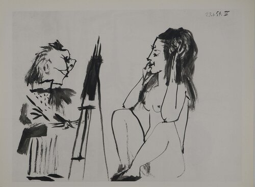 Comédie Humaine, Le portrait de la muse, Héliogravure by Pablo Picasso, Print for Sale on Singulart