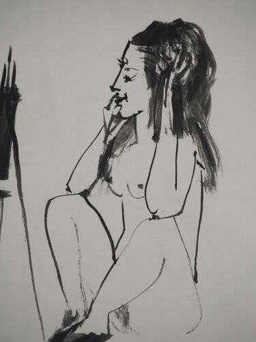 Le portrait de la muse von Pablo Picasso, Druck kaufen auf Singulart