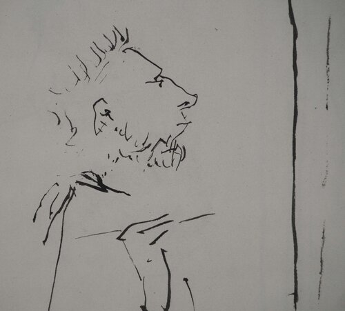 Le peintre et son idole van Pablo Picasso, Afdruk te koop op Singulart