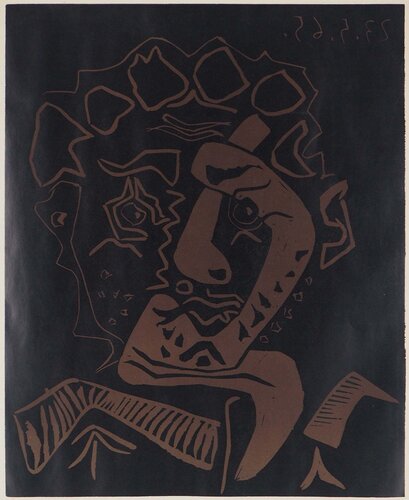 Visage d’homme (Tête d'histrion) by Pablo Picasso, Print for Sale on Singulart