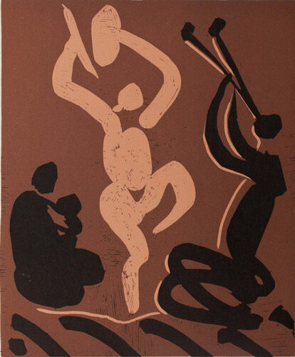 Danseurs et musiciens van Pablo Picasso, Afdruk te koop op Singulart