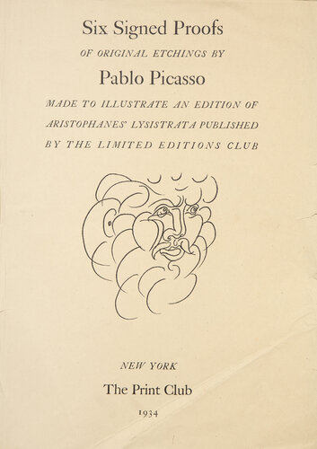 Six Signed Proofs (Cover) di Pablo Picasso, Stampa in vendita su Singulart