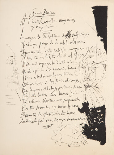 Gongora (Soneto Burlesco) von Pablo Picasso, Druck kaufen auf Singulart