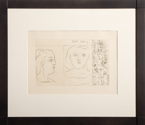 Gravure Au Burin 1945 van Pablo Picasso, Afdruk te koop op Singulart