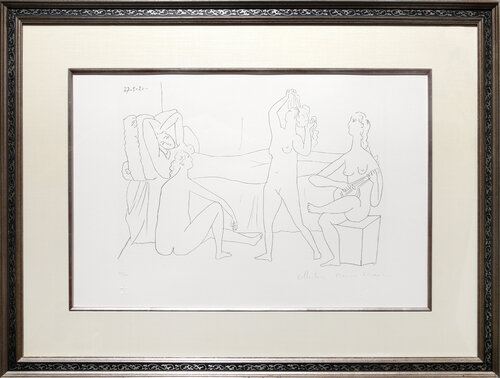 Quatre Nus au Harem van Pablo Picasso, Afdruk te koop op Singulart