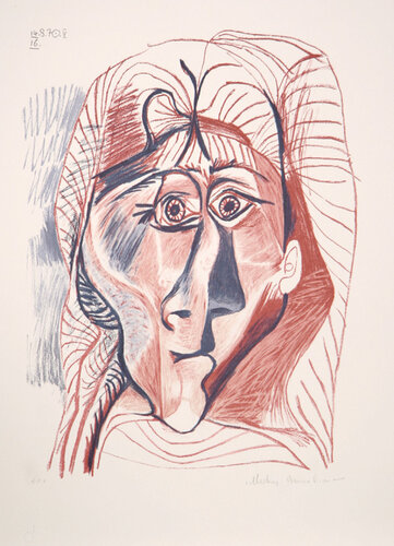 Visage de Femme de Face van Pablo Picasso, Afdruk te koop op Singulart