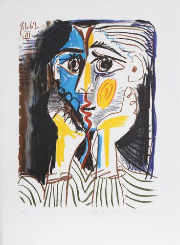 Visage di Pablo Picasso, Stampa in vendita su Singulart