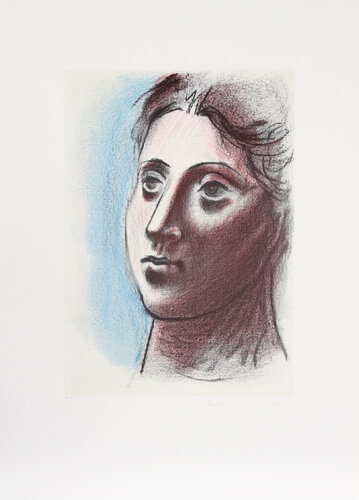 Portrait de Femme a Trois Quart Gauche van Pablo Picasso, Afdruk te koop op Singulart