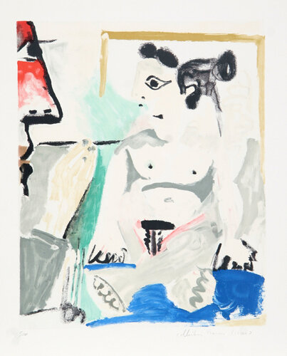 Le Peintre et son Modèle by Pablo Picasso, Print for Sale on Singulart