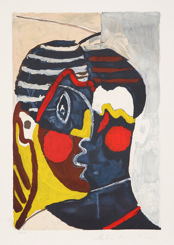 Figure (Paulo en Costume d'Arlequin) van Pablo Picasso, Afdruk te koop op Singulart