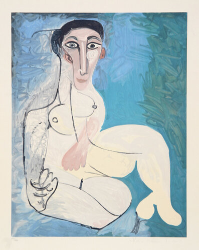 Femme Nue Assise dans l'Herbe van Pablo Picasso, Afdruk te koop op Singulart