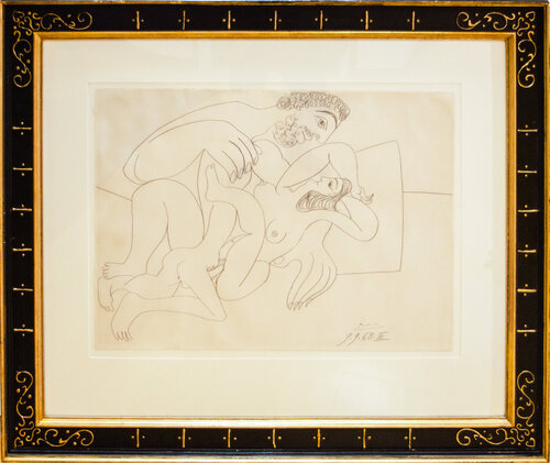L’Etreinte di Pablo Picasso, Opera su carta in vendita su Singulart