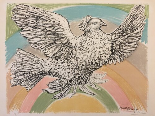 Le Colombe Volant (The Flying Dove) von Pablo Picasso, Druck kaufen auf Singulart