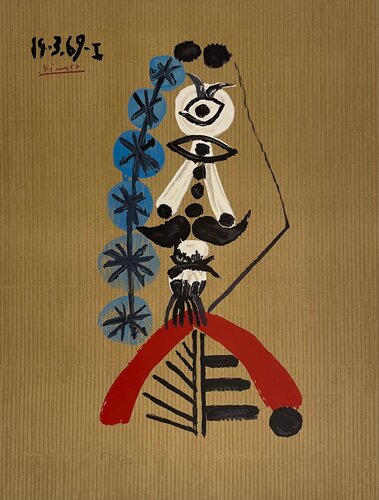 Picasso Imaginaires 19.3.69 di Pablo Picasso, Stampa in vendita su Singulart