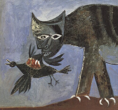 Cat Catching Bird van Pablo Picasso, Afdruk te koop op Singulart