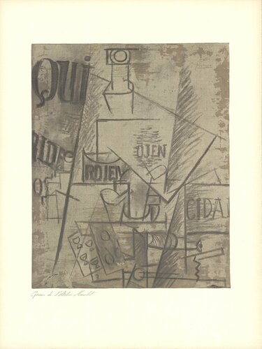 Papiers Colles by Pablo Picasso, Print for Sale on Singulart